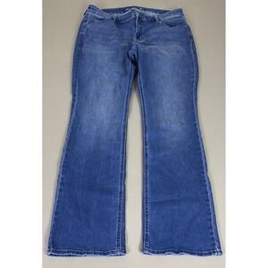 Old Navy‎ Jeans Women's Size 16 Mid Rise Wow Bootcut Blue Medium Wash Denim